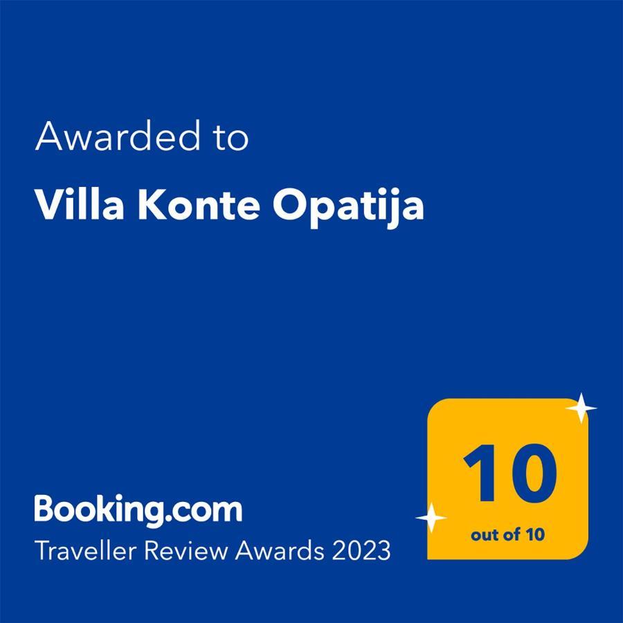 Villa Konte Opatija Donji Rukavac Zewnętrze zdjęcie